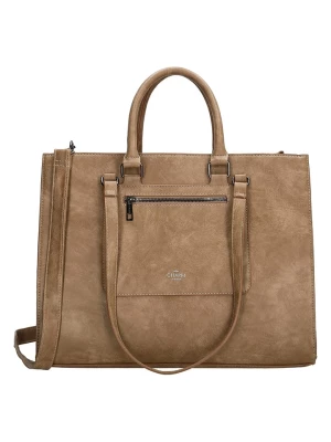 Charm Shopper bag "Liberty" w kolorze jasnobrązowym - 40 x 31 x 15 cm rozmiar: onesize