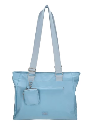 Charm Shopper bag "Odeon" w kolorze błękitnym - 44 x 30 x 10 cm rozmiar: onesize