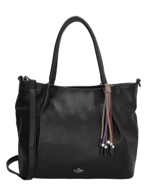 Charm Shopper bag "Tottenham" w kolorze czarnym - 36 x 26 x 12 cm rozmiar: onesize