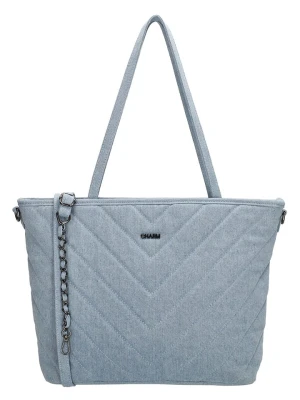 Charm Shopper bag w kolorze błękitnym - 44 x 30 x 11 cm rozmiar: onesize
