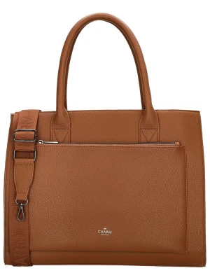 Charm Torebka w kolorze jasnobrązowym - 40 x 32 x 13 cm rozmiar: onesize