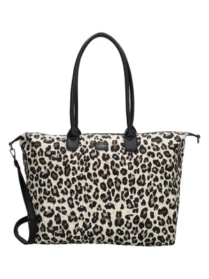 Charm Torebka w kolorze kremowo-czarnym - 30 x 20 x 11 cm rozmiar: onesize