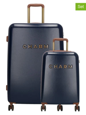 Charm Walizki (2 szt.) w kolorze granatowym rozmiar: onesize