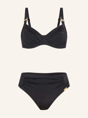 Charmline Bikini Z Fiszbinami Essentials Classics schwarz CZARNY