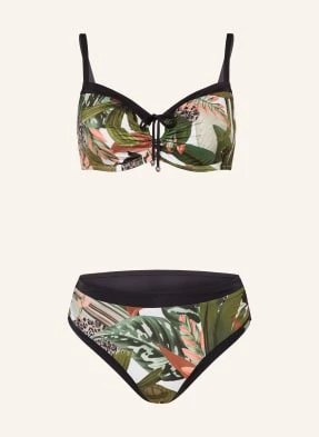 Charmline Bikini Z Fiszbinami Floral Safari gruen