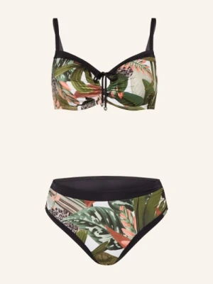 Charmline Bikini Z Fiszbinami Floral Safari gruen