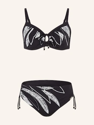 Charmline Bikini Z Fiszbinami Genuine Touch schwarz