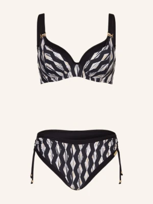 Charmline Bikini Z Fiszbinami Gilded Graphic schwarz