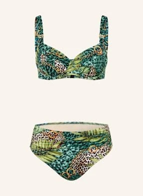 Charmline Bikini Z Fiszbinami Jungle Jewels gruen