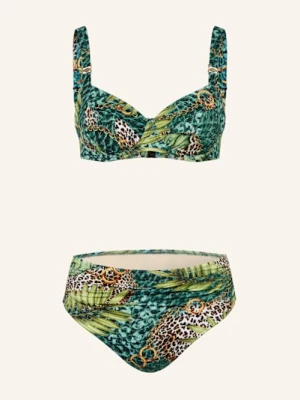 Charmline Bikini Z Fiszbinami Jungle Jewels gruen