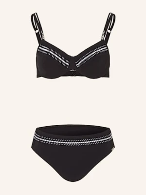 Charmline Bikini Z Fiszbinami Ribbon Play schwarz