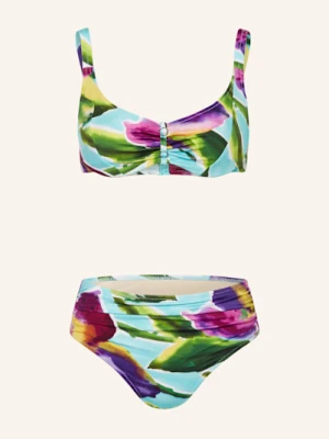 Charmline Bikini Z Fiszbinami Summer Aquarelle blau