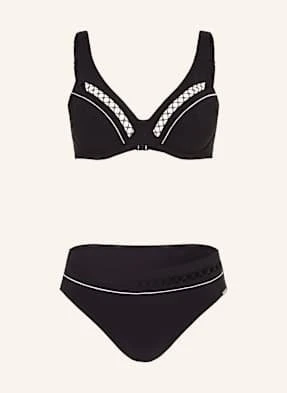 Charmline Bikini Z Fiszbinami Textured Dimension schwarz