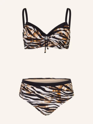 Charmline Bikini Z Fiszbinami Wild Contrast schwarz