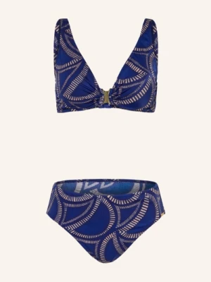 Charmline Bralette Bikini Tribal Flow blau