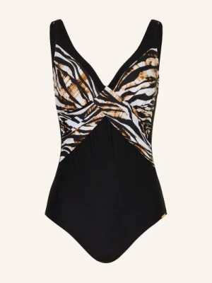 Charmline Kostium Kąpielowy Modelujący Sylwetkę Wild Contrast schwarz