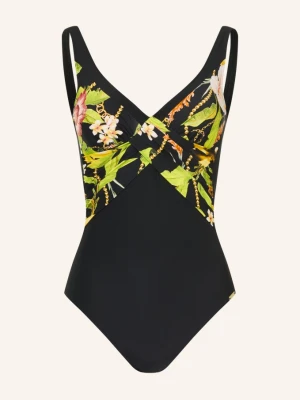 Charmline Modelujący Strój Kąpielowy Imperial Tropics schwarz czarny