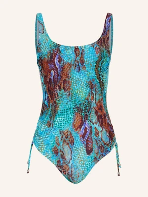 Charmline Strój Kąpielowy Modelujący Aquatic Reptile blau beżowy