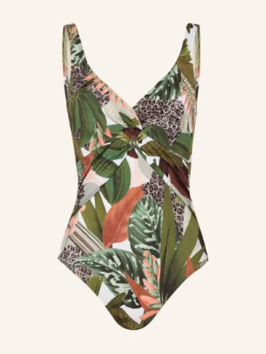 Charmline Strój Kąpielowy Modelujący Floral Safari gruen