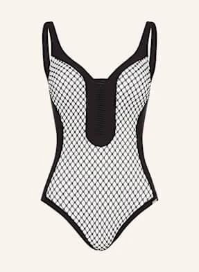 Charmline Strój Kąpielowy Modelujący Textured Dimension schwarz