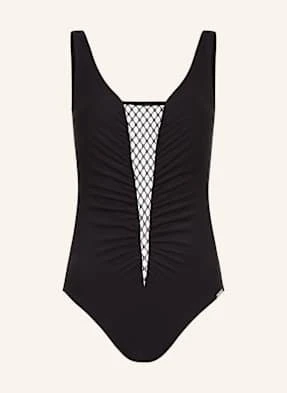 Charmline Strój Kąpielowy Modelujący Textured Dimension schwarz