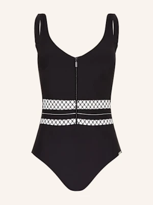Charmline Strój Kąpielowy Modelujący Textured Dimension schwarz