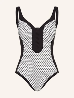 Charmline Strój Kąpielowy Modelujący Textured Dimension schwarz