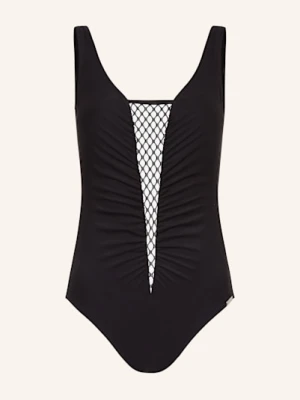 Charmline Strój Kąpielowy Modelujący Textured Dimension schwarz