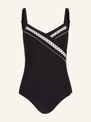 Charmline Strój Kąpielowy Modelujący Textured Dimension schwarz