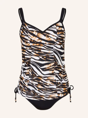 Charmline Tankini Z Fiszbinami Wild Contrast schwarz