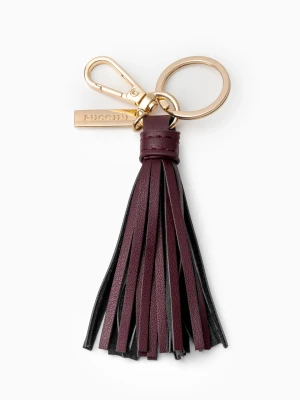 Charms do torebki chwost burgundowy Puccini