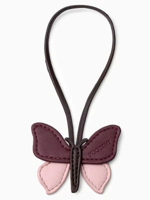 Charms do torebki motyl burgundowy Puccini