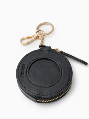 Charms do torebki saszetka na zamek czarna Puccini