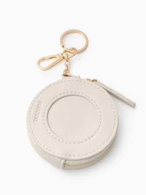 Charms do torebki saszetka na zamek jasnobeżowa Puccini