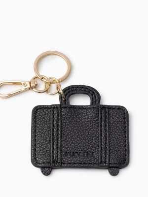 Charms do torebki walizka czarna Puccini