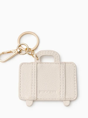 Charms do torebki walizka jasnobeżowa Puccini