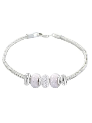 CHARM'S Srebrna bransoletka z charmsami rozmiar: onesize