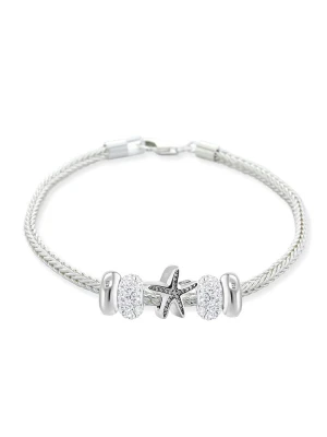 CHARM'S Srebrna bransoletka z charmsami rozmiar: onesize