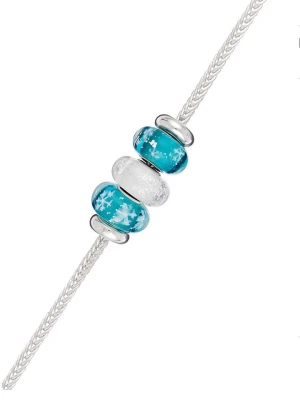 CHARM'S Srebrna bransoletka z charmsami rozmiar: onesize