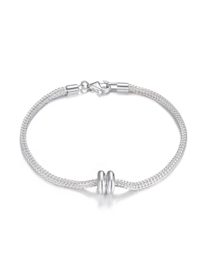 CHARM'S Srebrna bransoletka z charmsami rozmiar: onesize