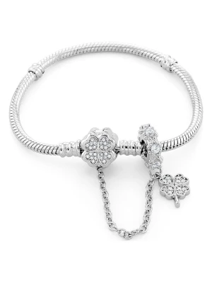 CHARM'S Srebrna bransoletka z cyrkonią rozmiar: onesize