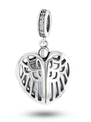 CHARM'S Srebrna zawieszka z cyrkoniami rozmiar: onesize