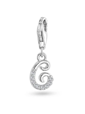 CHARM'S Srebrna zawieszka z cyrkoniami rozmiar: onesize