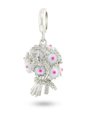 CHARM'S Srebrna zawieszka z cyrkoniami rozmiar: onesize