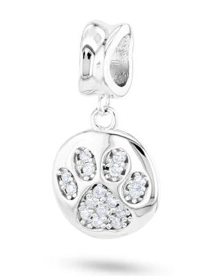 CHARM'S Srebrna zawieszka z cyrkoniami rozmiar: onesize