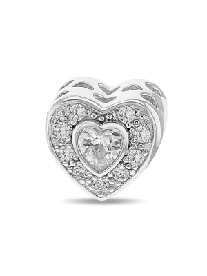 CHARM'S Srebrny charms z cyrkoniami rozmiar: onesize