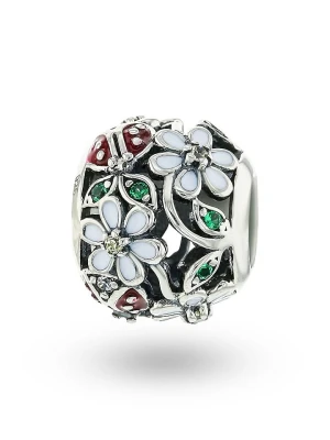 CHARM'S Srebrny charms z cyrkoniami rozmiar: onesize