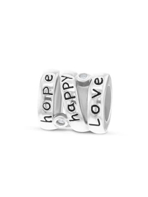 CHARM'S Srebrny charms z cyrkoniami rozmiar: onesize