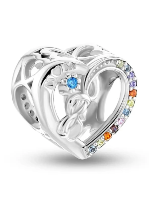 CHARM'S Srebrny charms z cyrkoniami rozmiar: onesize