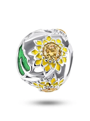 CHARM'S Srebrny charms z cyrkoniami rozmiar: onesize